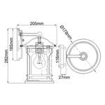 Quoizel Outdoor Wall Light from the Marblehead range. Marblehead 1 Light Small Wall Lantern – SKU QZ-MARBLEHEAD-S-WHT