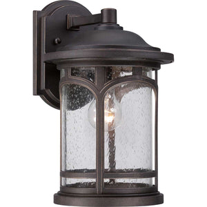 Quoizel Outdoor Wall Light from the Marblehead range. Marblehead 1 Light Medium Wall Lantern Product Code = QZ-MARBLEHEAD2-M