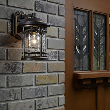 Quoizel Outdoor Wall Light from the Marblehead range. Marblehead 1 Light Medium Wall Lantern Product Code = QZ-MARBLEHEAD2-M
