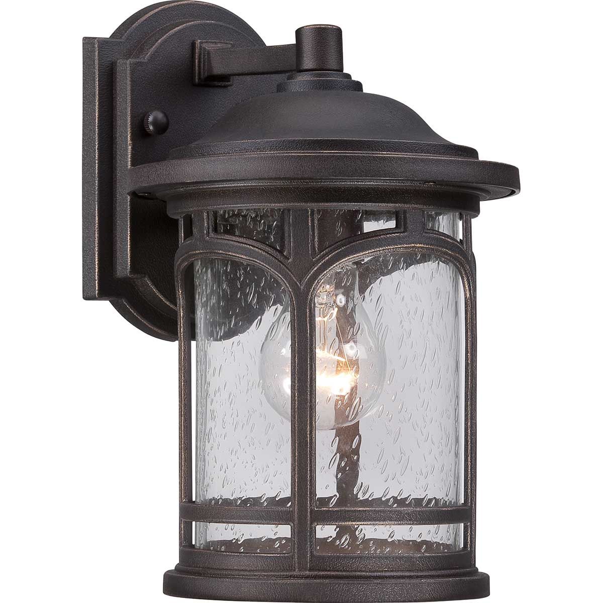 Quoizel Outdoor Wall Light from the Marblehead range. Marblehead 1 Light Small Wall Lantern – SKU QZ-MARBLEHEAD2-S