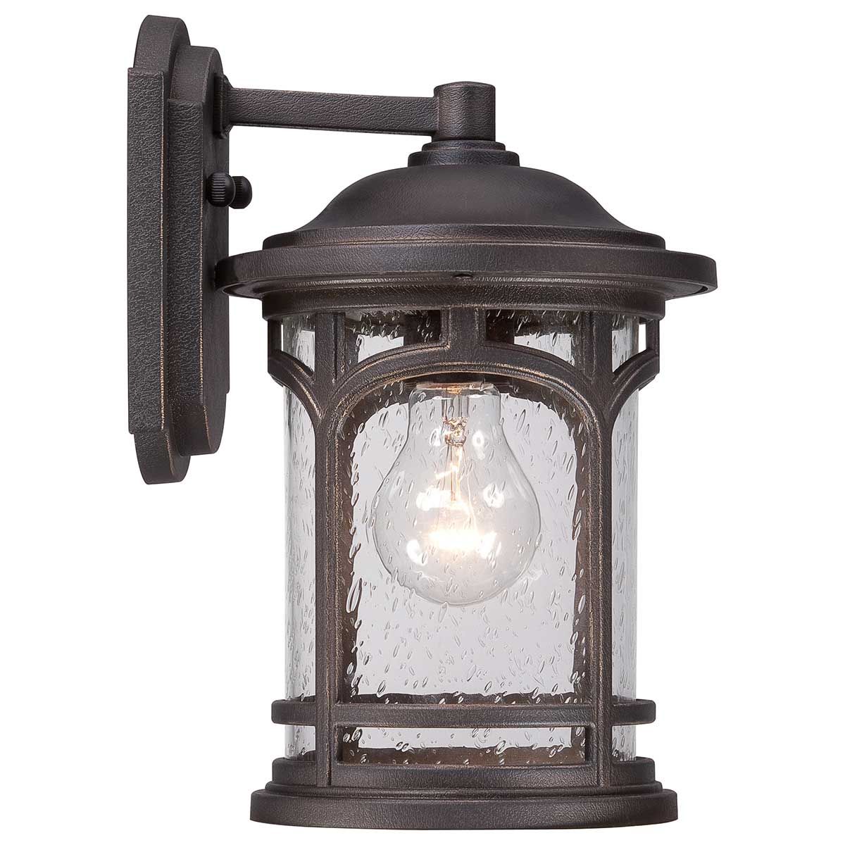 Quoizel Outdoor Wall Light from the Marblehead range. Marblehead 1 Light Small Wall Lantern – SKU QZ-MARBLEHEAD2-S