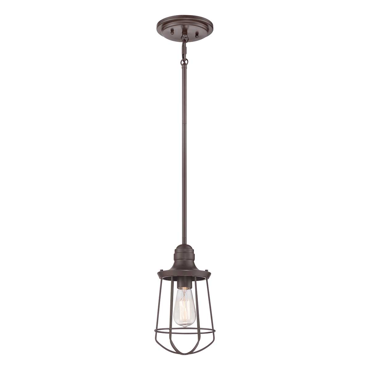 Quoizel Pendant from the Marine range. Marine 1 Light Mini Pendant - interior  Product Code = QZ-MARINE-P