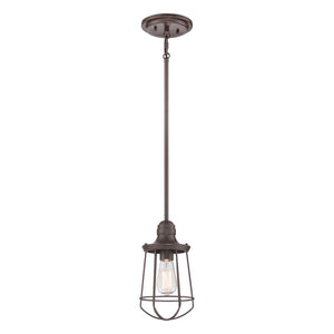 Quoizel Pendant from the Marine range. Marine 1 Light Mini Pendant - interior  Product Code = QZ-MARINE-P