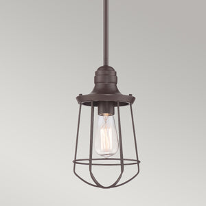 Quoizel Pendant from the Marine range. Marine 1 Light Mini Pendant - interior  Product Code = QZ-MARINE-P