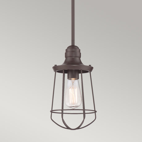 Quoizel Pendant from the Marine range. Marine 1 Light Mini Pendant - interior  Product Code = QZ-MARINE-P