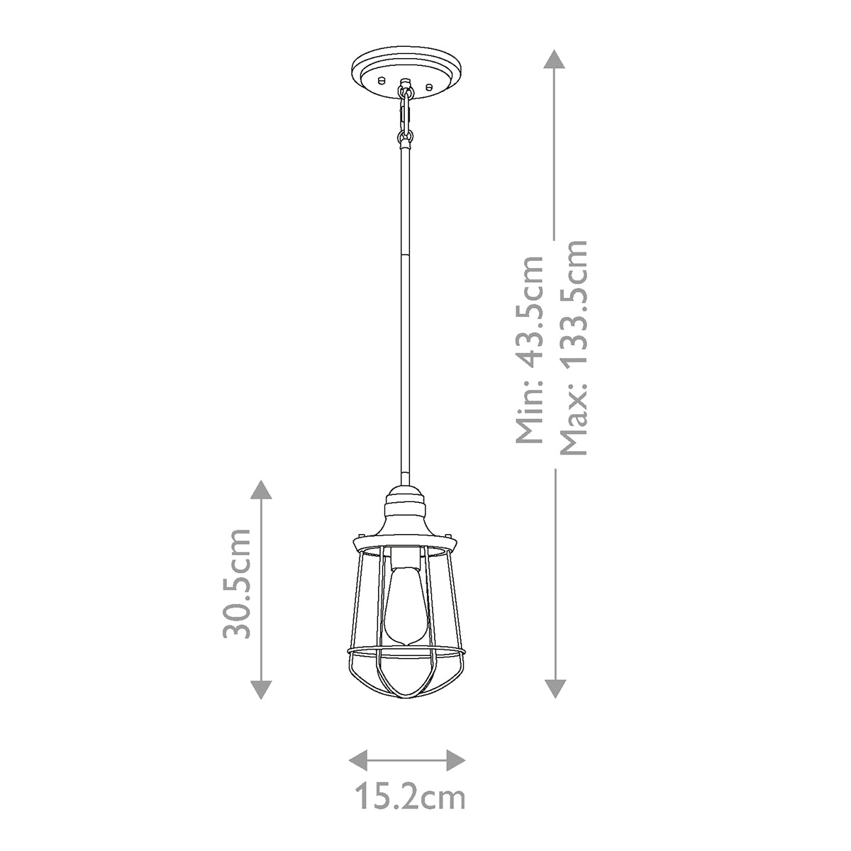 Quoizel Pendant from the Marine range. Marine 1 Light Mini Pendant - interior  Product Code = QZ-MARINE-P