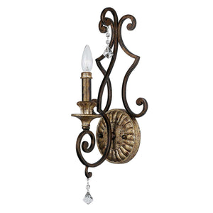 Quoizel Wall Light from the Marquette range. Marquette 1 Light Wall Light Product Code = QZ-MARQUETTE1
