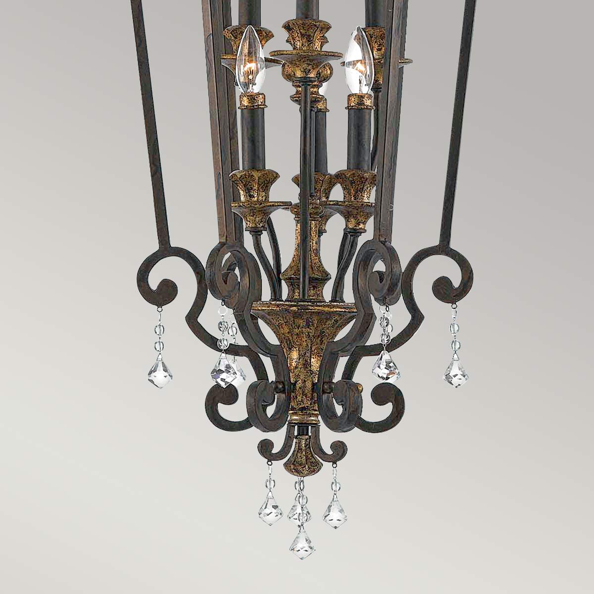 Quoizel Chandelier from the Marquette range. Marquette 6 Light Chandelier Product Code = QZ-MARQUETTE6-B