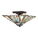 Quoizel Ceiling Flush from the Maybeck range. Maybeck 2 Light Flush Product Code = QZ-MAYBECK-F