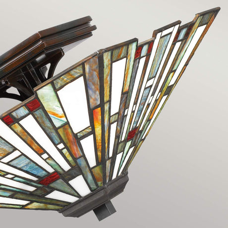 Quoizel Ceiling Flush from the Maybeck range. Maybeck 2 Light Flush Product Code = QZ-MAYBECK-F