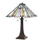 Quoizel Table Lamp from the Maybeck range. Maybeck 2 Light Table Lamp Product Code = QZ-MAYBECK-TL