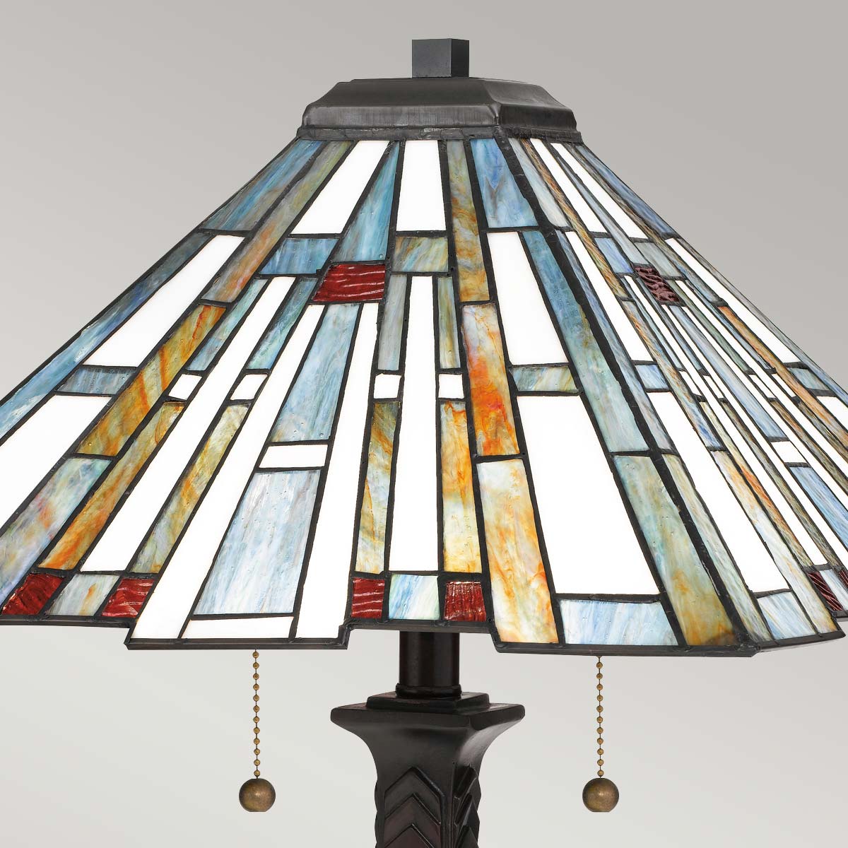 Quoizel Table Lamp from the Maybeck range. Maybeck 2 Light Table Lamp Product Code = QZ-MAYBECK-TL