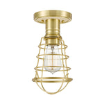 Quoizel Ceiling Semi-Flush from the Mixon range. Mixon 1 Light Semi-Flush Product Code = QZ-MIXON-SF-BB
