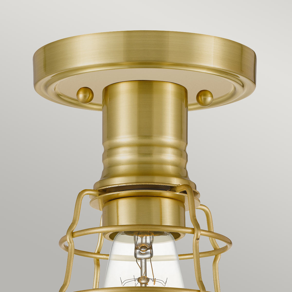 Quoizel Ceiling Semi-Flush from the Mixon range. Mixon 1 Light Semi-Flush Product Code = QZ-MIXON-SF-BB