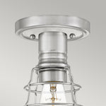 Quoizel Ceiling Semi-Flush from the Mixon range. Mixon 1 Light Semi-Flush Product Code = QZ-MIXON-SF-BN
