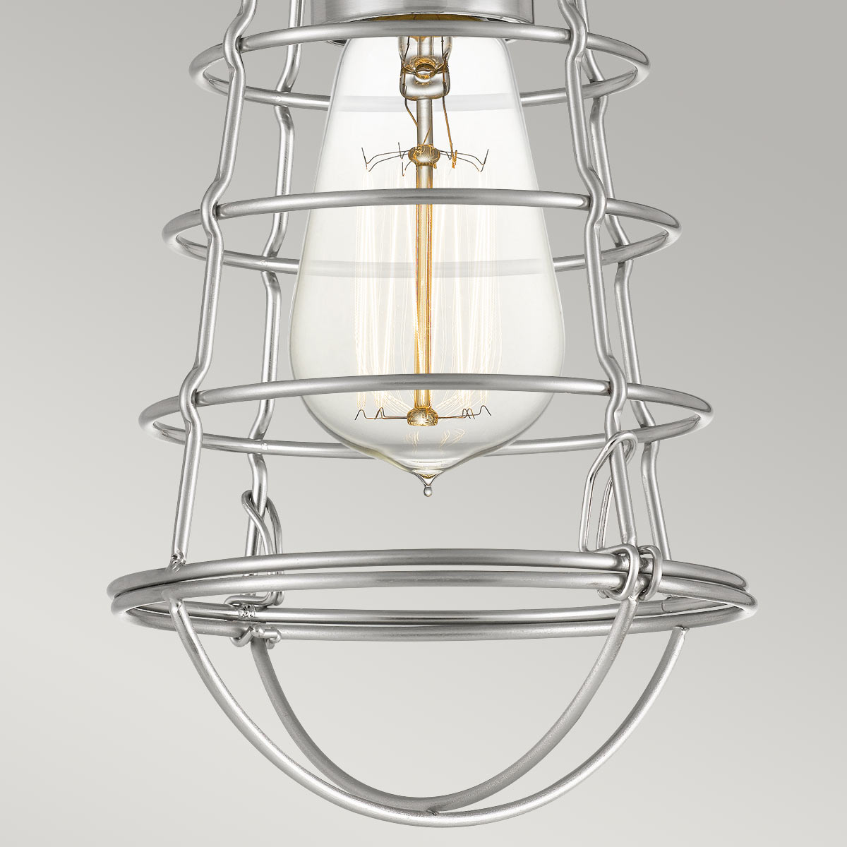 Quoizel Ceiling Semi-Flush from the Mixon range. Mixon 1 Light Semi-Flush Product Code = QZ-MIXON-SF-BN