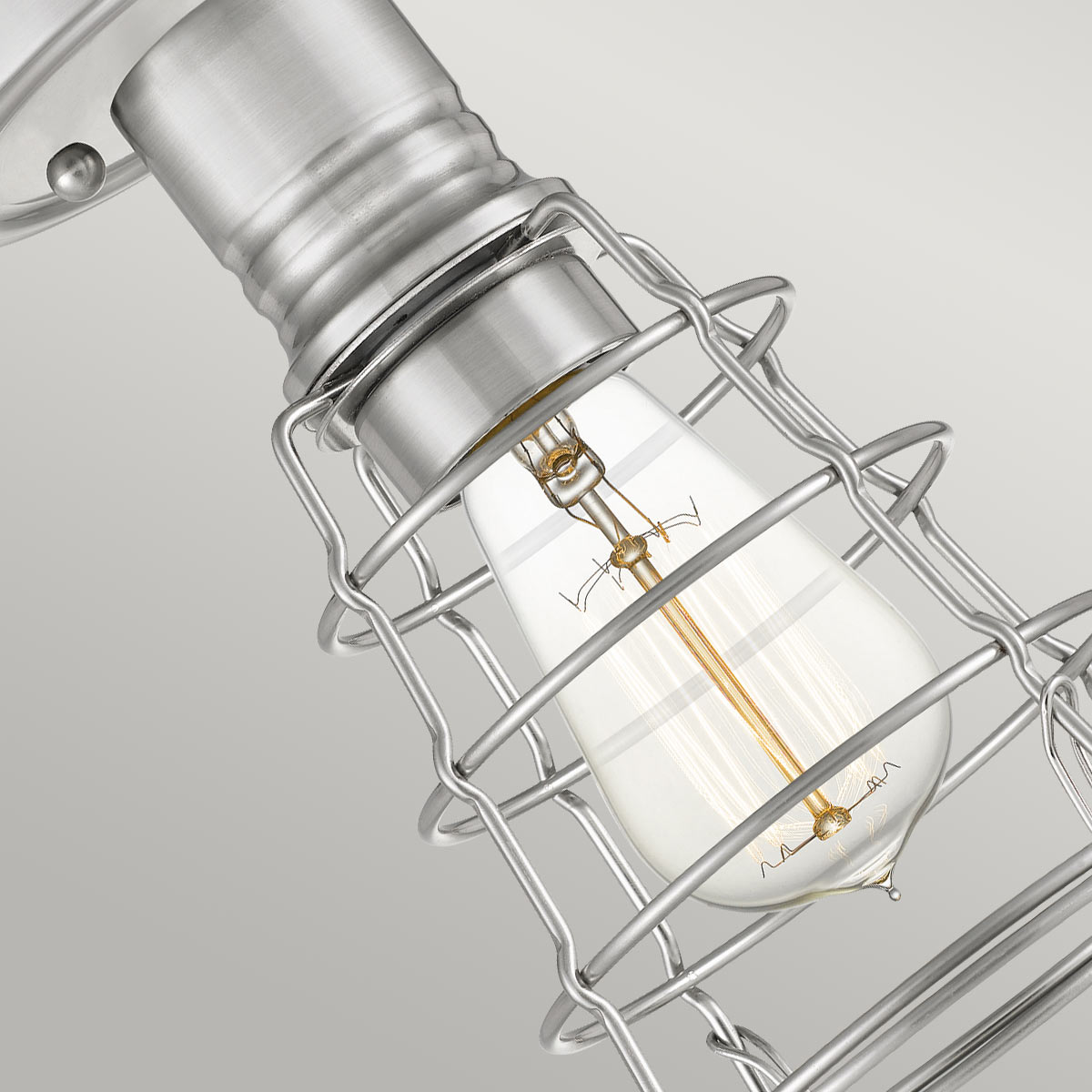 Quoizel Ceiling Semi-Flush from the Mixon range. Mixon 1 Light Semi-Flush Product Code = QZ-MIXON-SF-BN