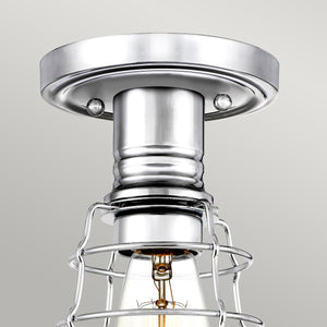 Quoizel Ceiling Semi-Flush from the Mixon range. Mixon 1 Light Semi-Flush Product Code = QZ-MIXON-SF-PC