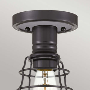 Quoizel Ceiling Semi-Flush from the Mixon range. Mixon 1 Light Semi-Flush Product Code = QZ-MIXON-SF-PN