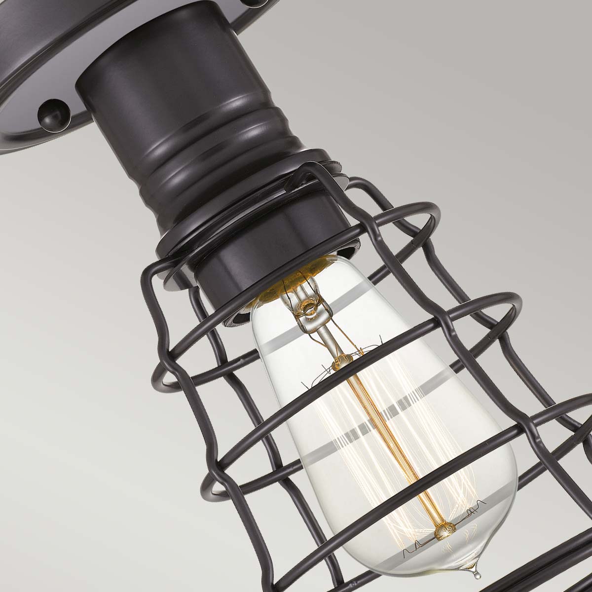 Quoizel Ceiling Semi-Flush from the Mixon range. Mixon 1 Light Semi-Flush Product Code = QZ-MIXON-SF-PN