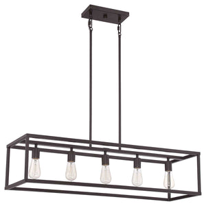 Quoizel Chandelier from the New Harbor range. New Harbor 5 Light Island Chandelier Product Code = QZ-NEW-HARBOR-ISLE