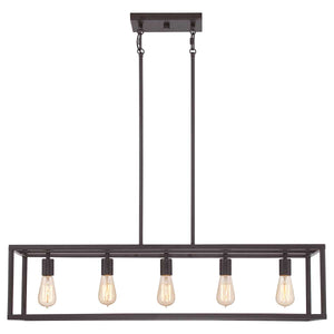 Quoizel Chandelier from the New Harbor range. New Harbor 5 Light Island Chandelier Product Code = QZ-NEW-HARBOR-ISLE