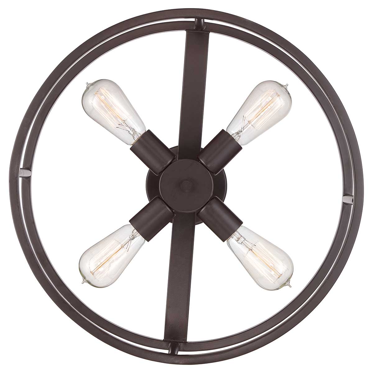 Quoizel Ceiling Semi-Flush from the New Harbor range. New Harbor 4 Light Semi-Flush  Product Code = QZ-NEW-HARBOR-SF