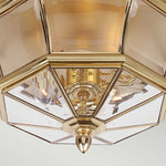 Quoizel Ceiling Flush from the Newbury range. Newbury 3 Light Flush Product Code = QZ-NEWBURY-F-PB
