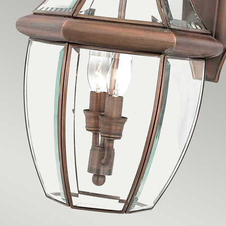 Quoizel Outdoor Wall Light from the Newbury range. Newbury 2 Light Large Wall Lantern Product Code = QZ-NEWBURY2-L-AC