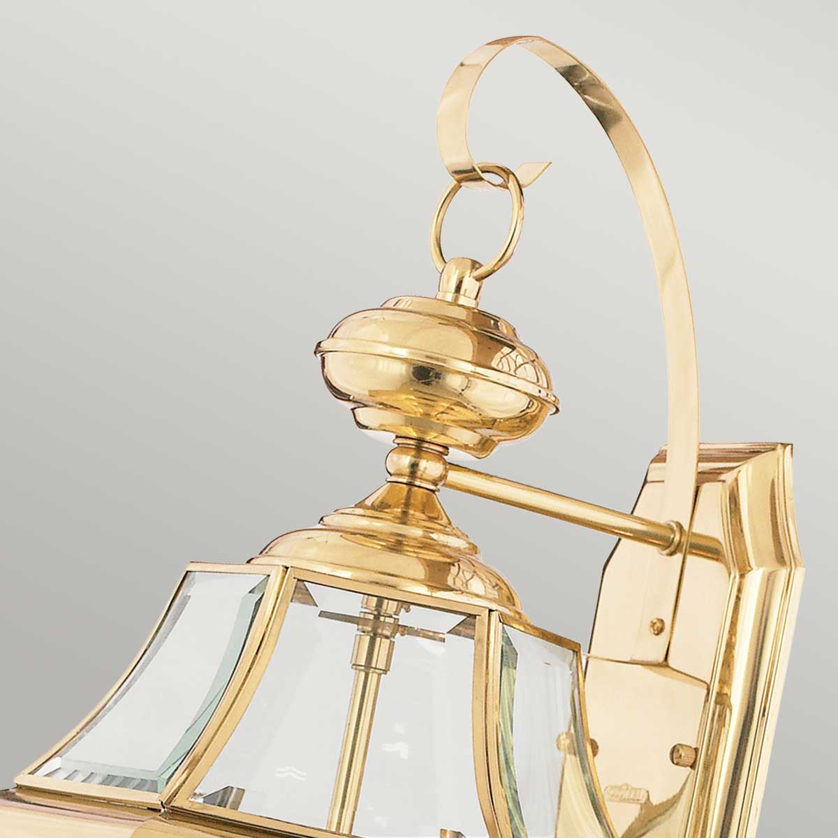 Quoizel Outdoor Wall Light from the Newbury range. Newbury 2 Light Large Wall Lantern Product Code = QZ-NEWBURY2-L-PB