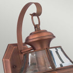 Quoizel Outdoor Wall Light from the Newbury range. Newbury 1 Light Medium Wall Lantern – SKU QZ-NEWBURY2-M-AC
