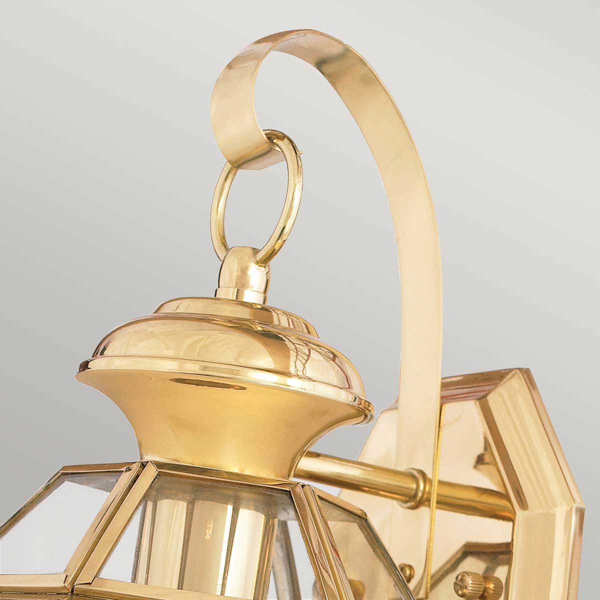 Quoizel Outdoor Wall Light from the Newbury range. Newbury 1 Light Small Wall Lantern Product Code = QZ-NEWBURY2-S-PB
