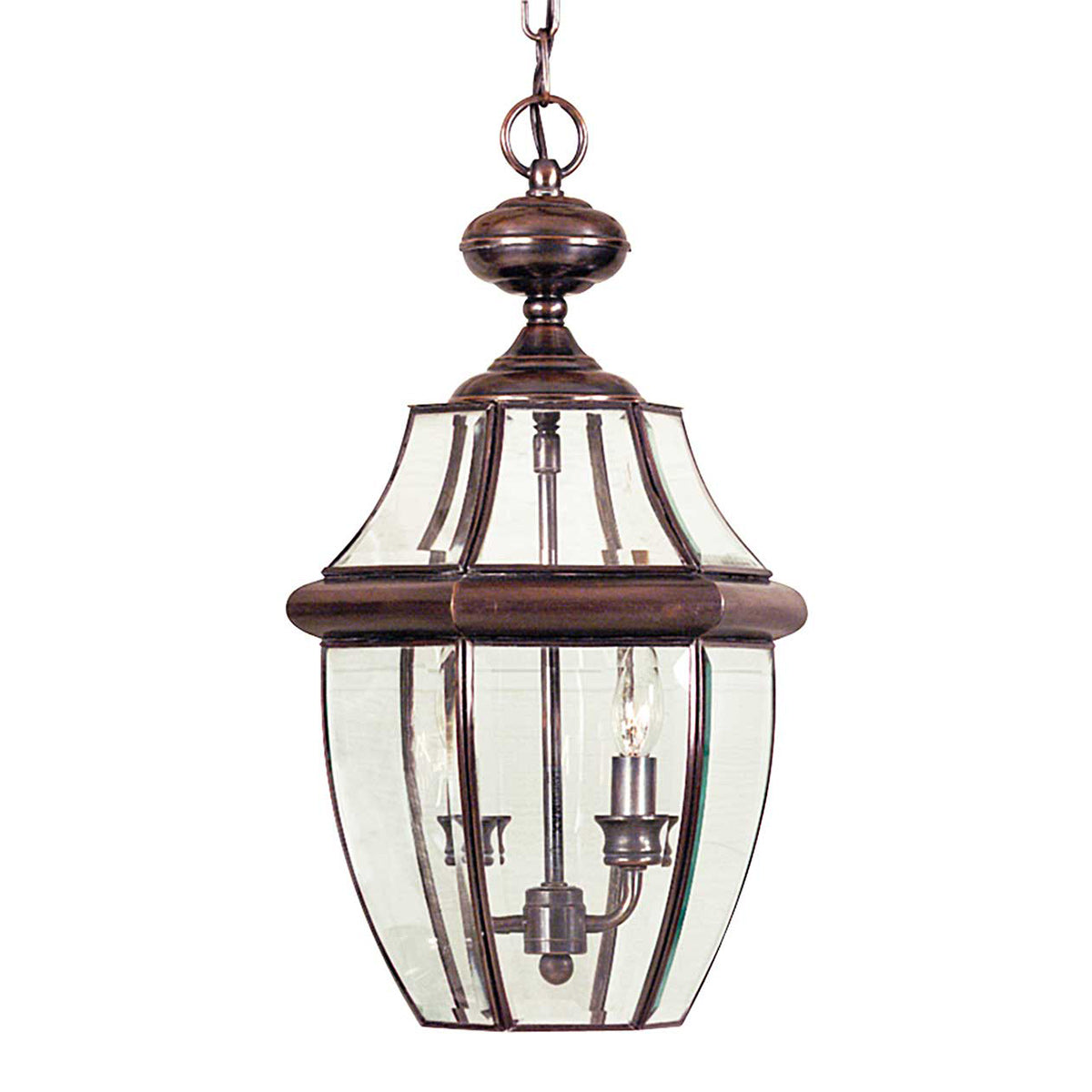 Quoizel Outdoor Hanging from the Newbury range. Newbury 2 Light Large Chain Lantern Product Code = QZ-NEWBURY8-L-AC