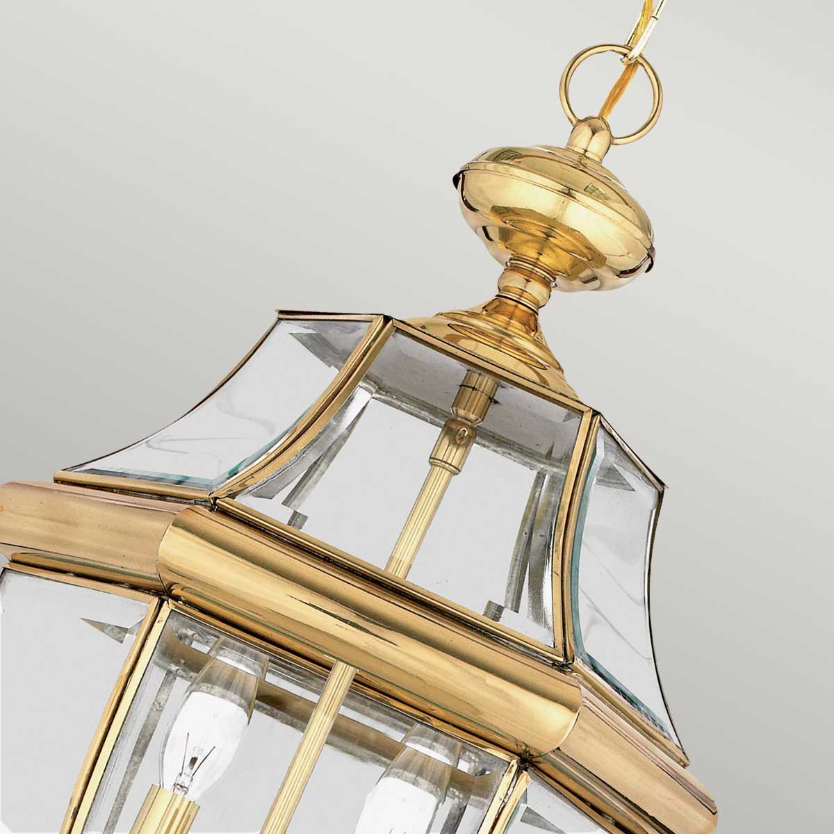Quoizel Outdoor Hanging from the Newbury range. Newbury 2 Light Large Chain Lantern Product Code = QZ-NEWBURY8-L-PB