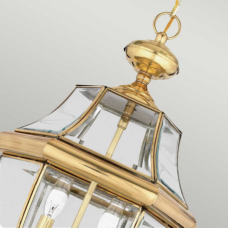 Quoizel Outdoor Hanging from the Newbury range. Newbury 2 Light Large Chain Lantern Product Code = QZ-NEWBURY8-L-PB