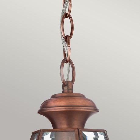 Quoizel Outdoor Hanging from the Newbury range. Newbury 1 Light Medium Chain Lantern Product Code = QZ-NEWBURY8-M-AC