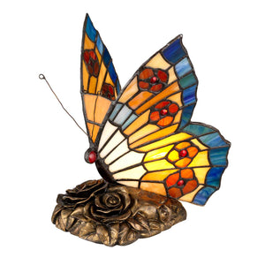 Quoizel Table Lamp from the Tiffany Animal Lamps range. Tiffany Animal Lamps Orange Butterfly Lamp Product Code = QZ-OBUTTERFLY-TL
