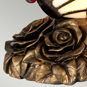 Quoizel Table Lamp from the Tiffany Animal Lamps range. Tiffany Animal Lamps Orange Butterfly Lamp Product Code = QZ-OBUTTERFLY-TL