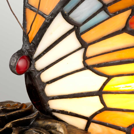 Quoizel Table Lamp from the Tiffany Animal Lamps range. Tiffany Animal Lamps Orange Butterfly Lamp Product Code = QZ-OBUTTERFLY-TL
