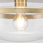 Quoizel Penn Station 1 Light Semi-Flush QZ-PENN-STATION-F-BB
