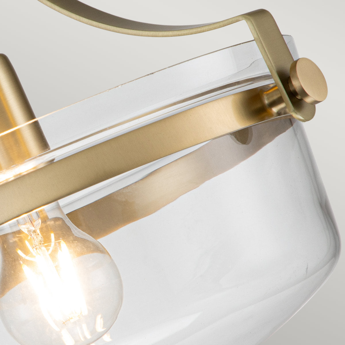 Quoizel Penn Station 1 Light Semi-Flush QZ-PENN-STATION-F-BB
