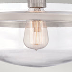 Quoizel Penn Station 1 Light Semi-Flush – SKU QZ-PENN-STATION-F-BN