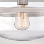 Quoizel Penn Station 1 Light Semi-Flush QZ-PENN-STATION-F-BN