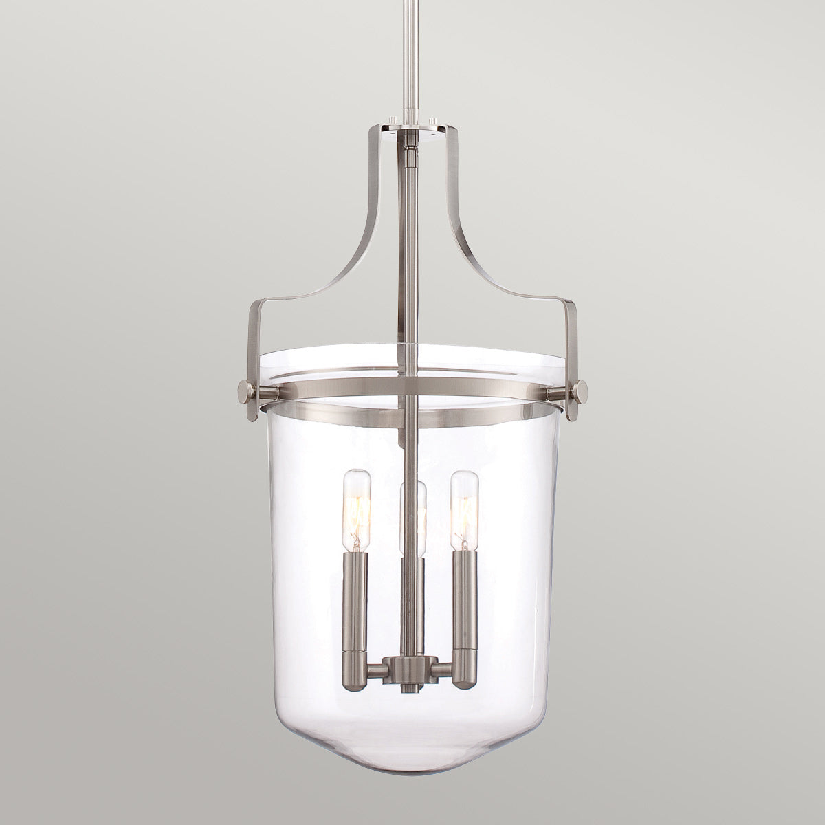Quoizel Penn Station 3 Light Pendant QZ-PENN-STATION-M-BN