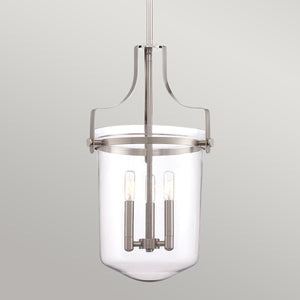 Quoizel Penn Station 3 Light Pendant QZ-PENN-STATION-M-BN