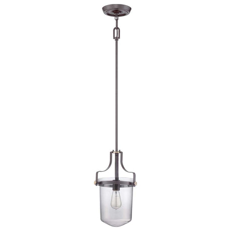 Quoizel Pendant from the Penn Station range. Penn Station 1 Light Mini Pendant Product Code = QZ-PENN-STATION-S-WT