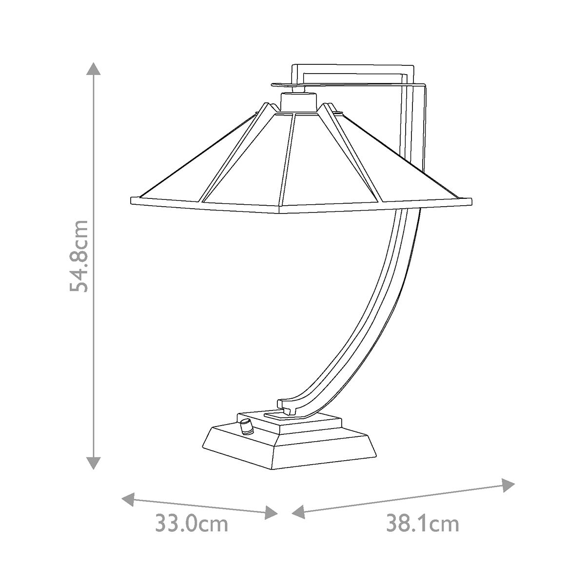 Quoizel Pomeroy 1-light Table Lamp – SKU QZ-POMEROY-TL