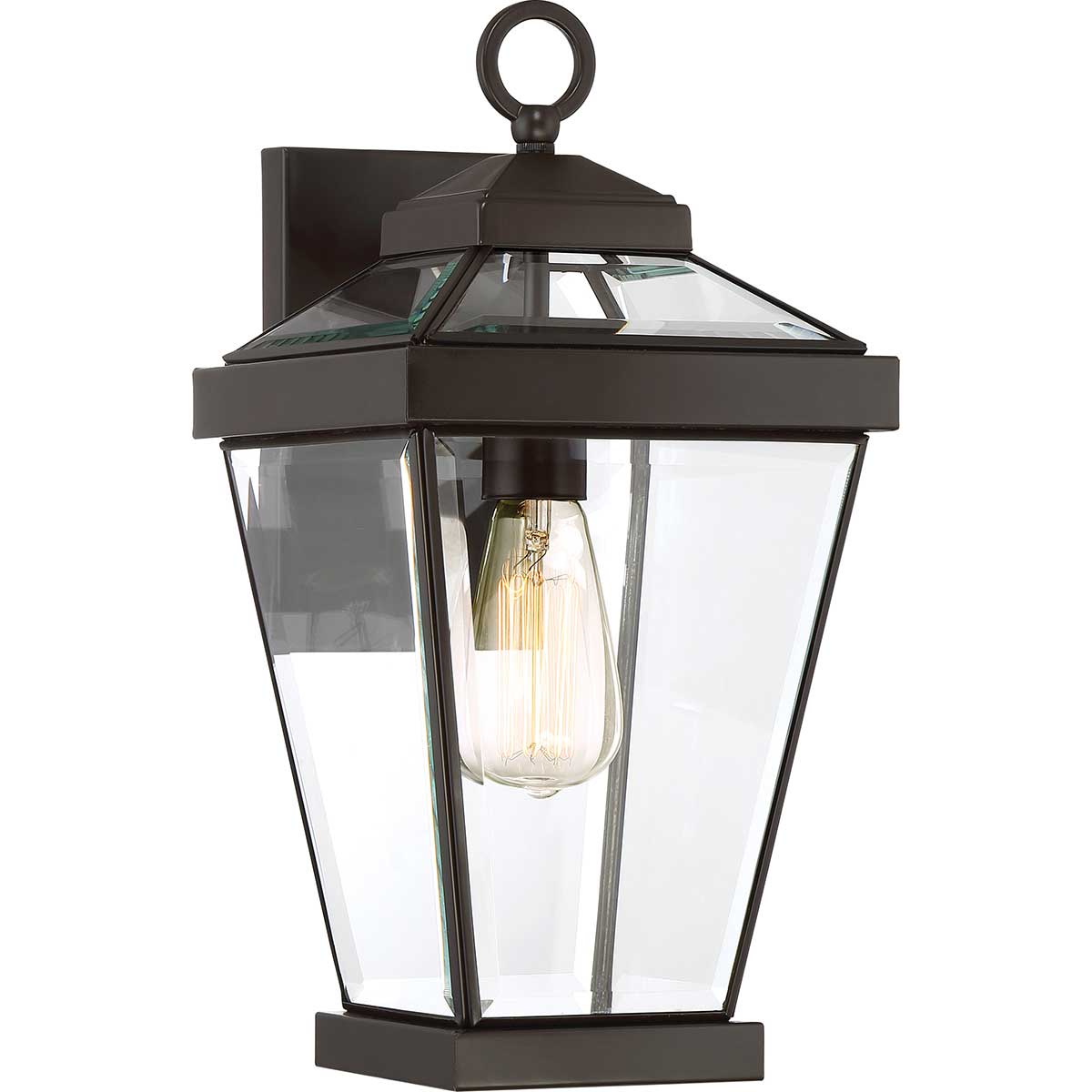 Quoizel Outdoor Wall Light from the Ravine range. Ravine Medium Wall Lantern Product Code = QZ-RAVINE2-M