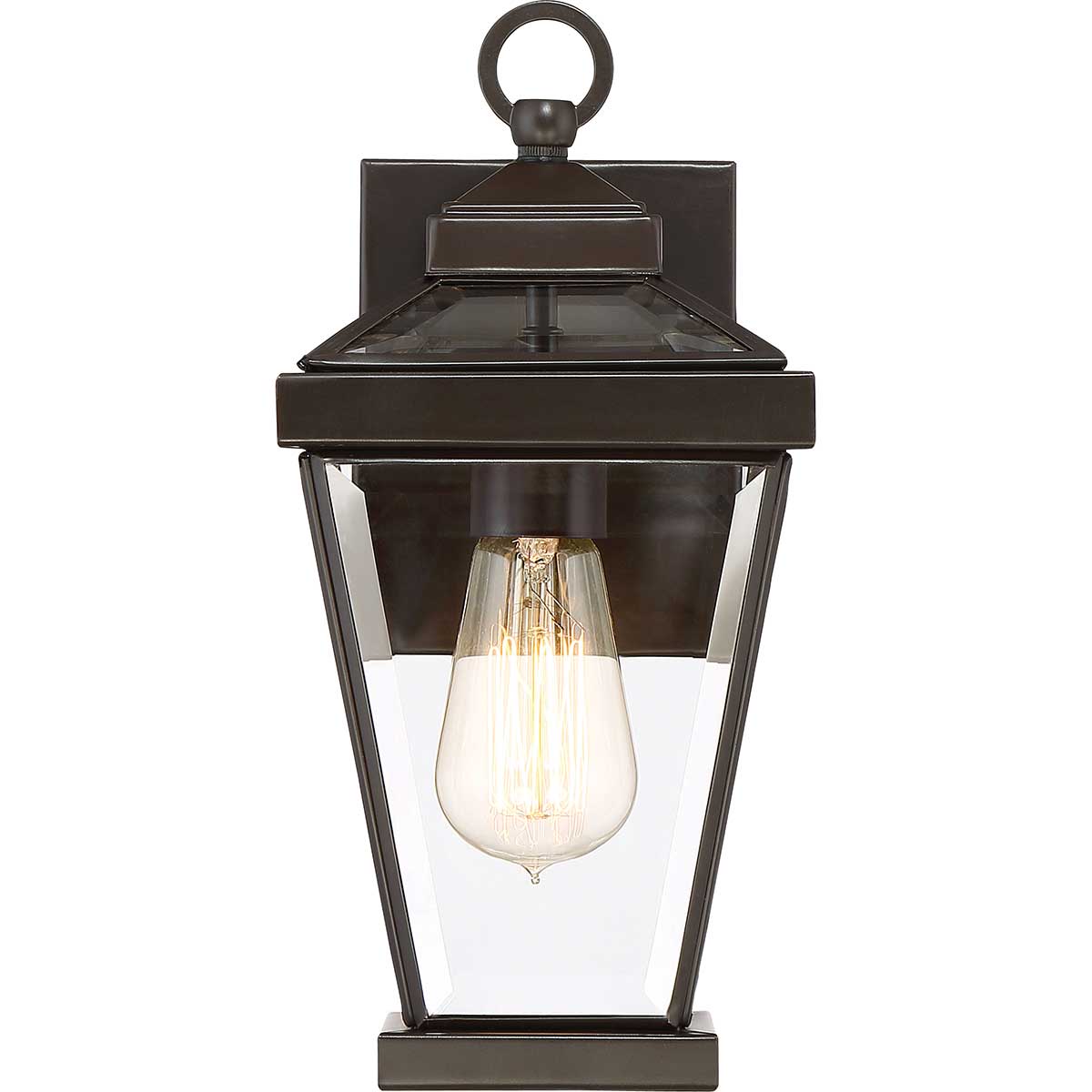 Quoizel Outdoor Wall Light from the Ravine range. Ravine Small Wall Lantern Product Code = QZ-RAVINE2-S