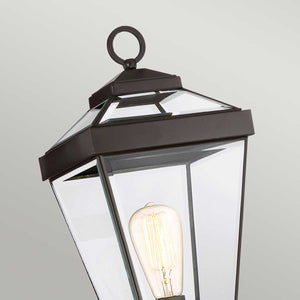 Quoizel Pedestal Lantern from the Ravine range. Ravine Medium Pedestal Product Code = QZ-RAVINE3-M